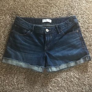 Express denim shorts